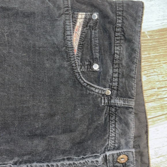 Diesel Industry Corduroy Black Jeans - Picture 3 of 4